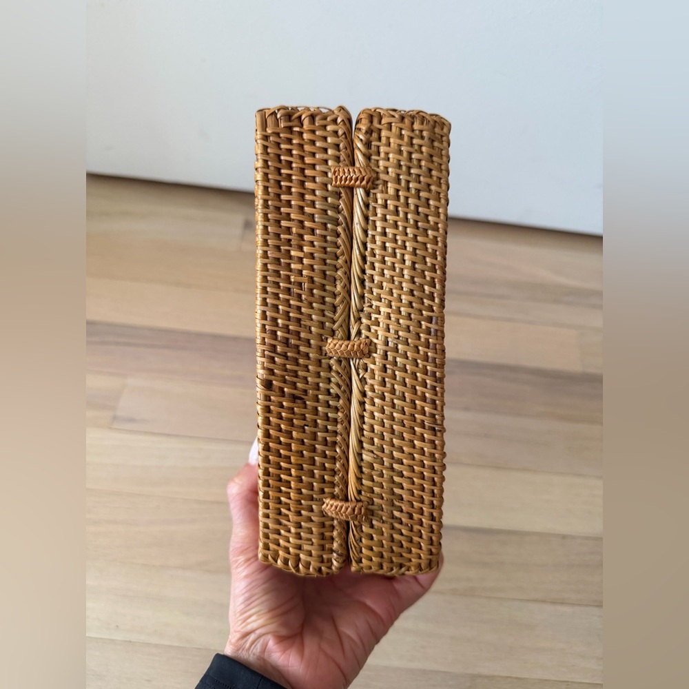 Anthropologie Brown Woven Mini Bag - Picture 12 of 16